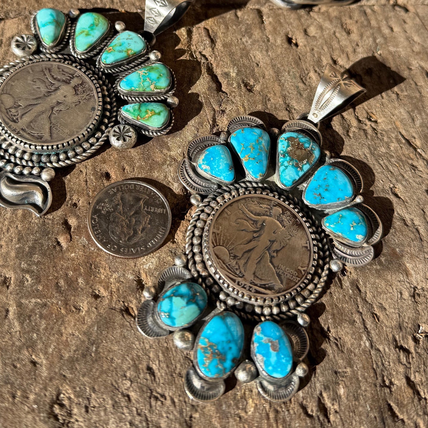 Alex Sanchez 'Walking Liberty' Half Dollar Statement Pendant