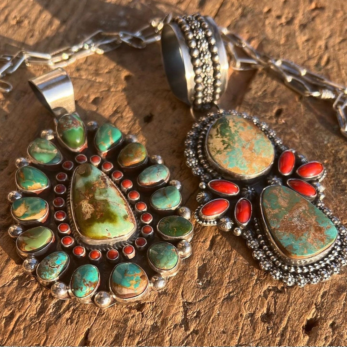 Clarissa Hale Royston and Coral Cluster Pendant