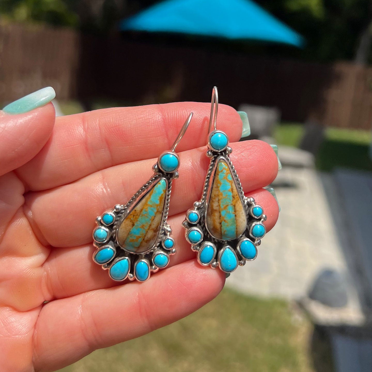 Clarissa Hale Royston Ribbon & Sleeping Beauty Earrings