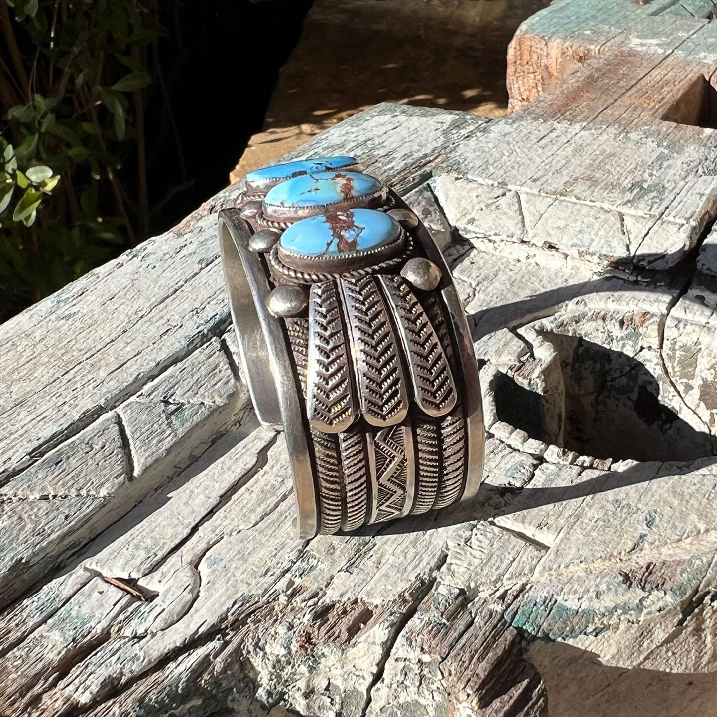 Calvin Martinez 3 Stone Golden Hills Wide Stacker