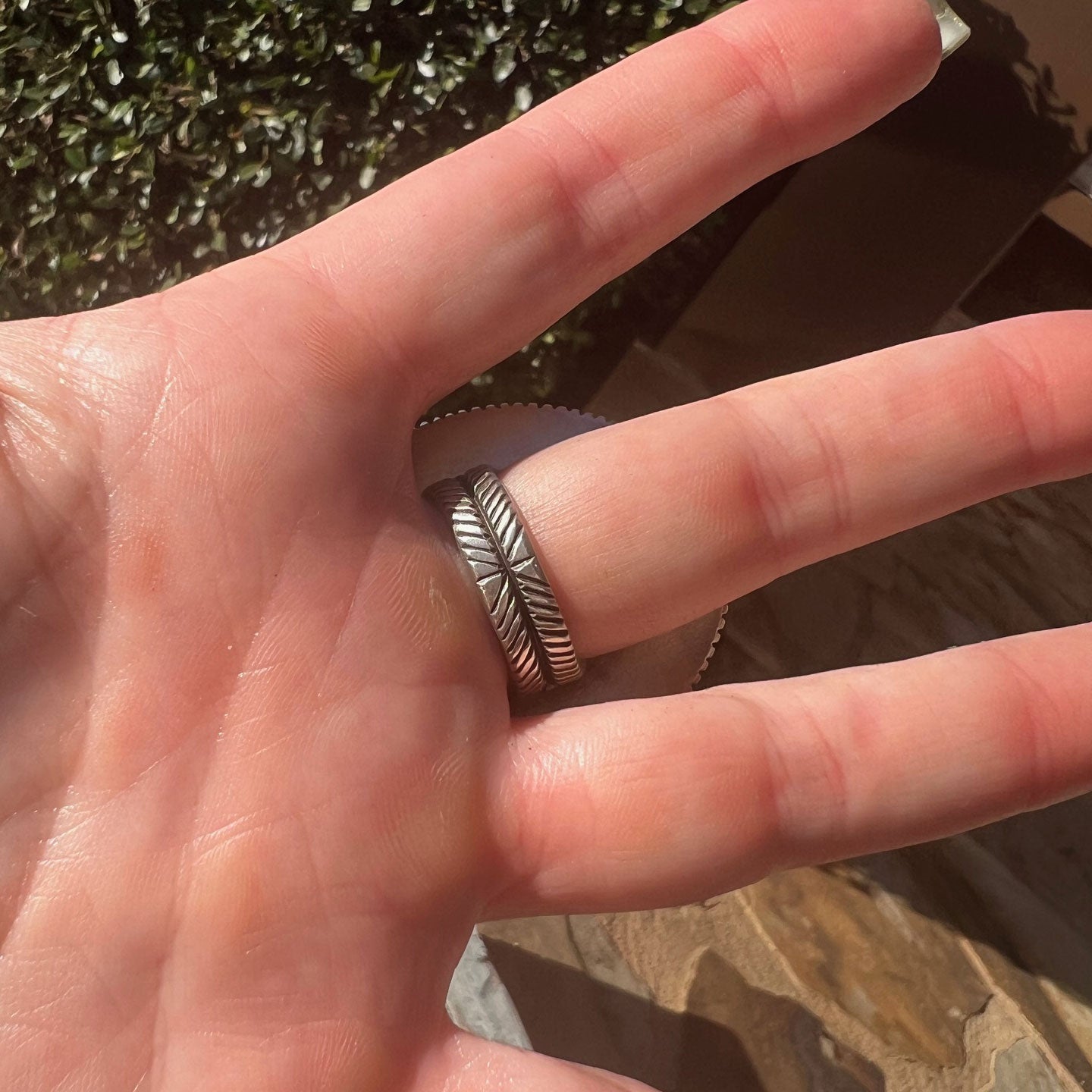 Calvin Martinez Coral Concho Ring