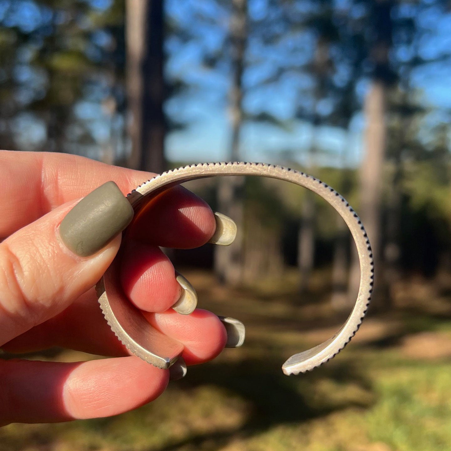 Calvin Martinez Geometric Design Stacker Cuff