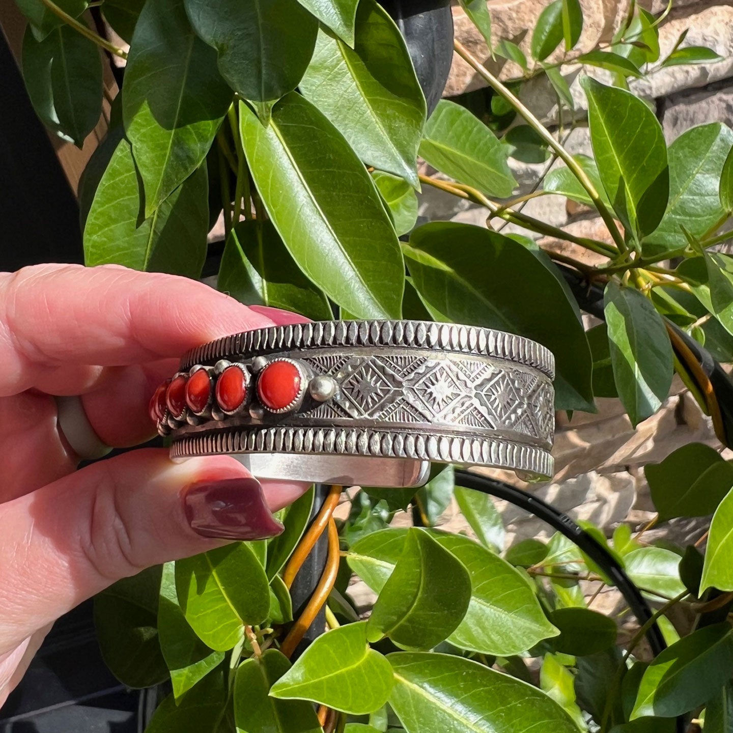 Calvin Martinez 7 Cab Coral Row Cuff