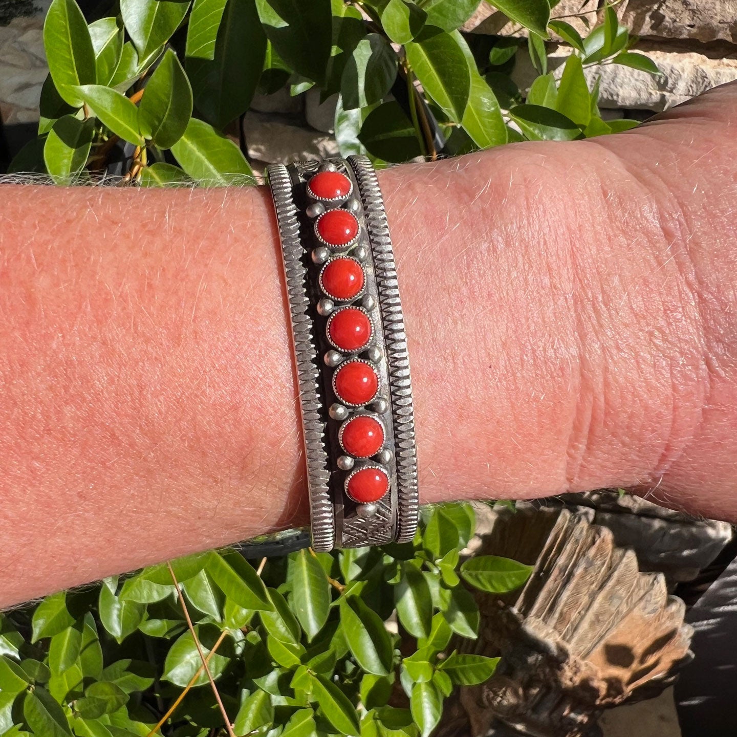 Calvin Martinez 7 Cab Coral Row Cuff