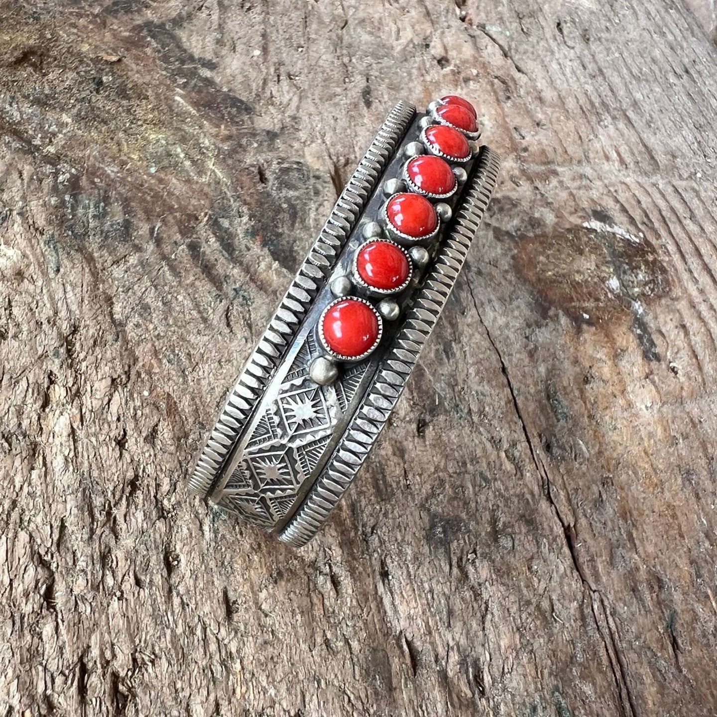 Calvin Martinez 7 Cab Coral Row Cuff