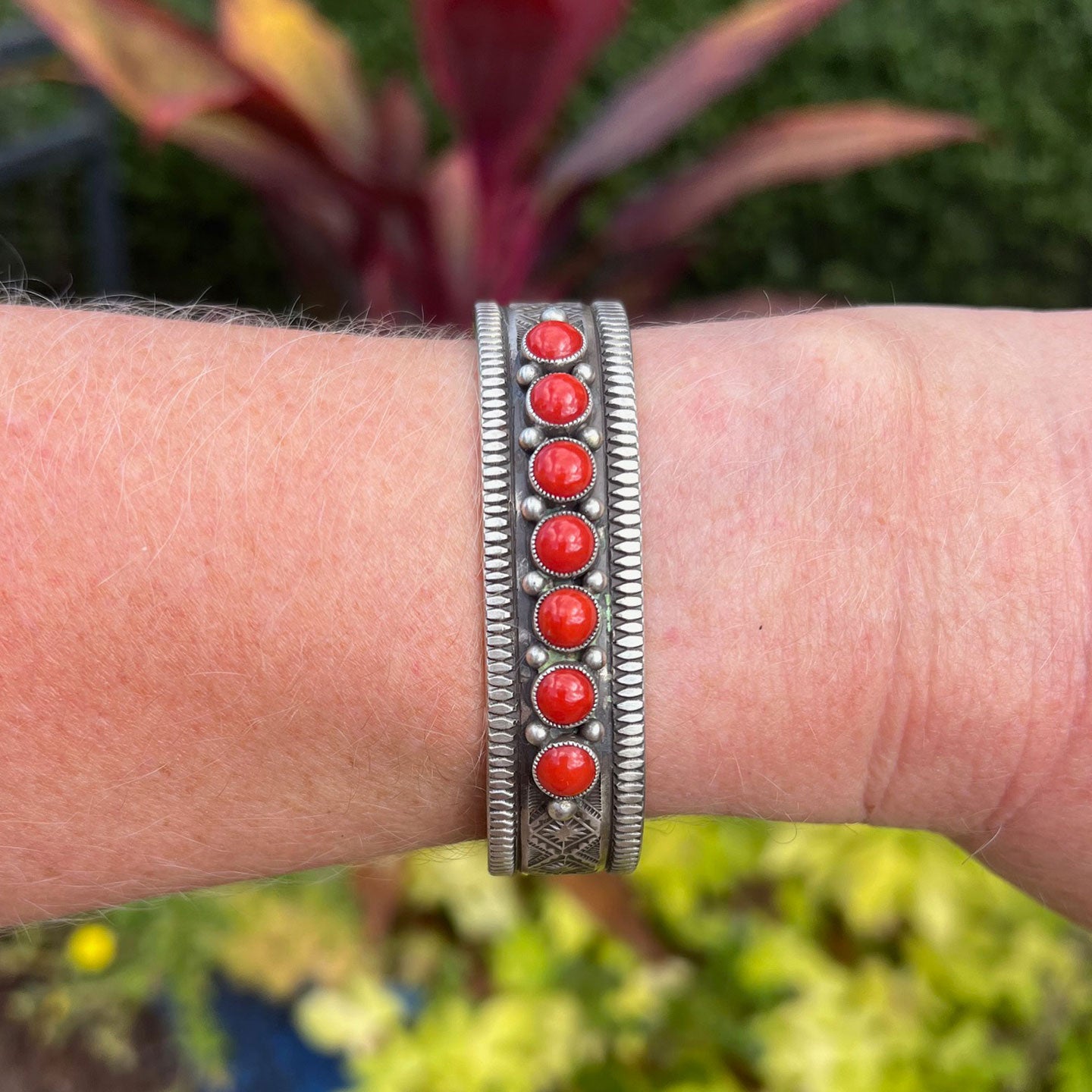 Calvin Martinez 7 Cab Coral Row Cuff