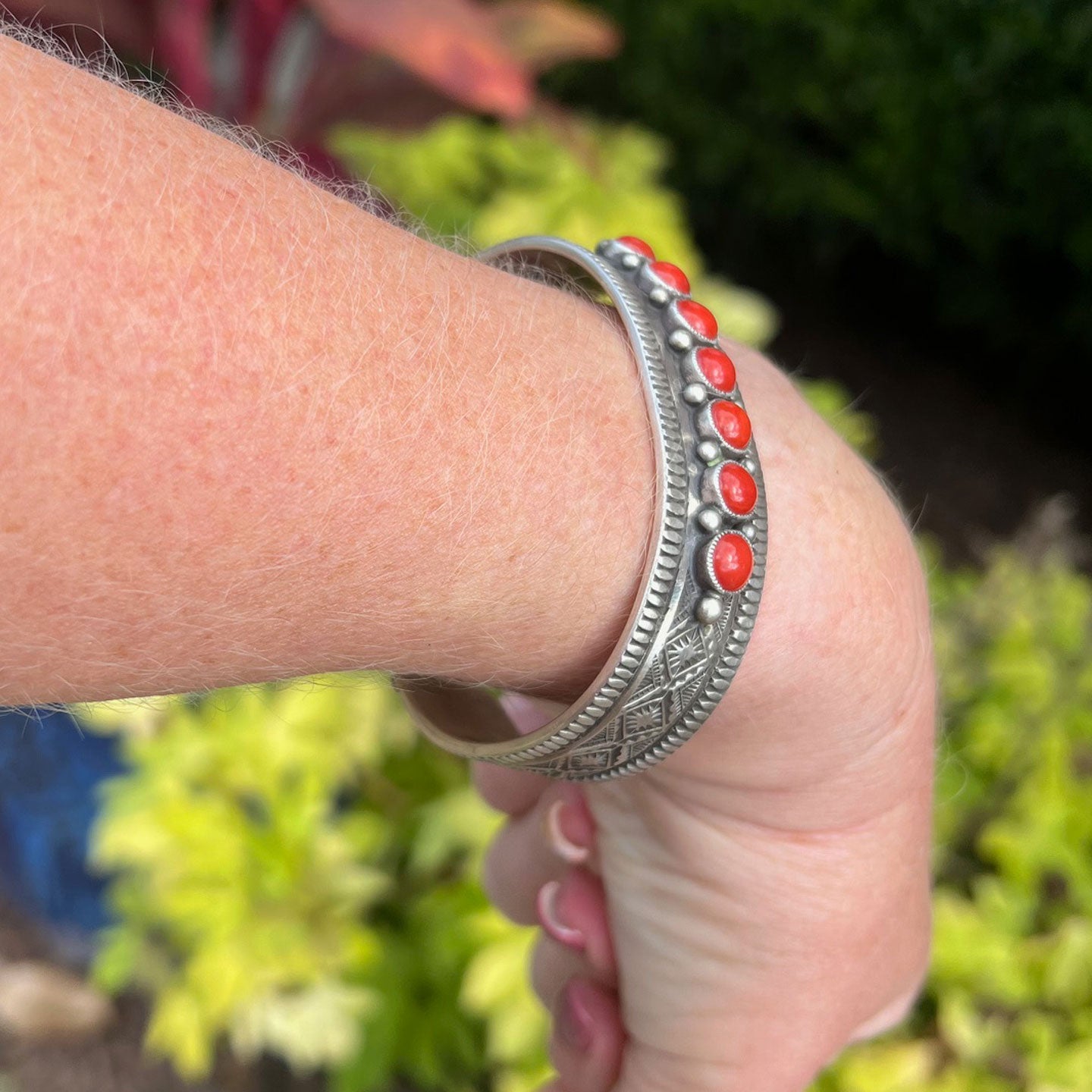 Calvin Martinez 7 Cab Coral Row Cuff