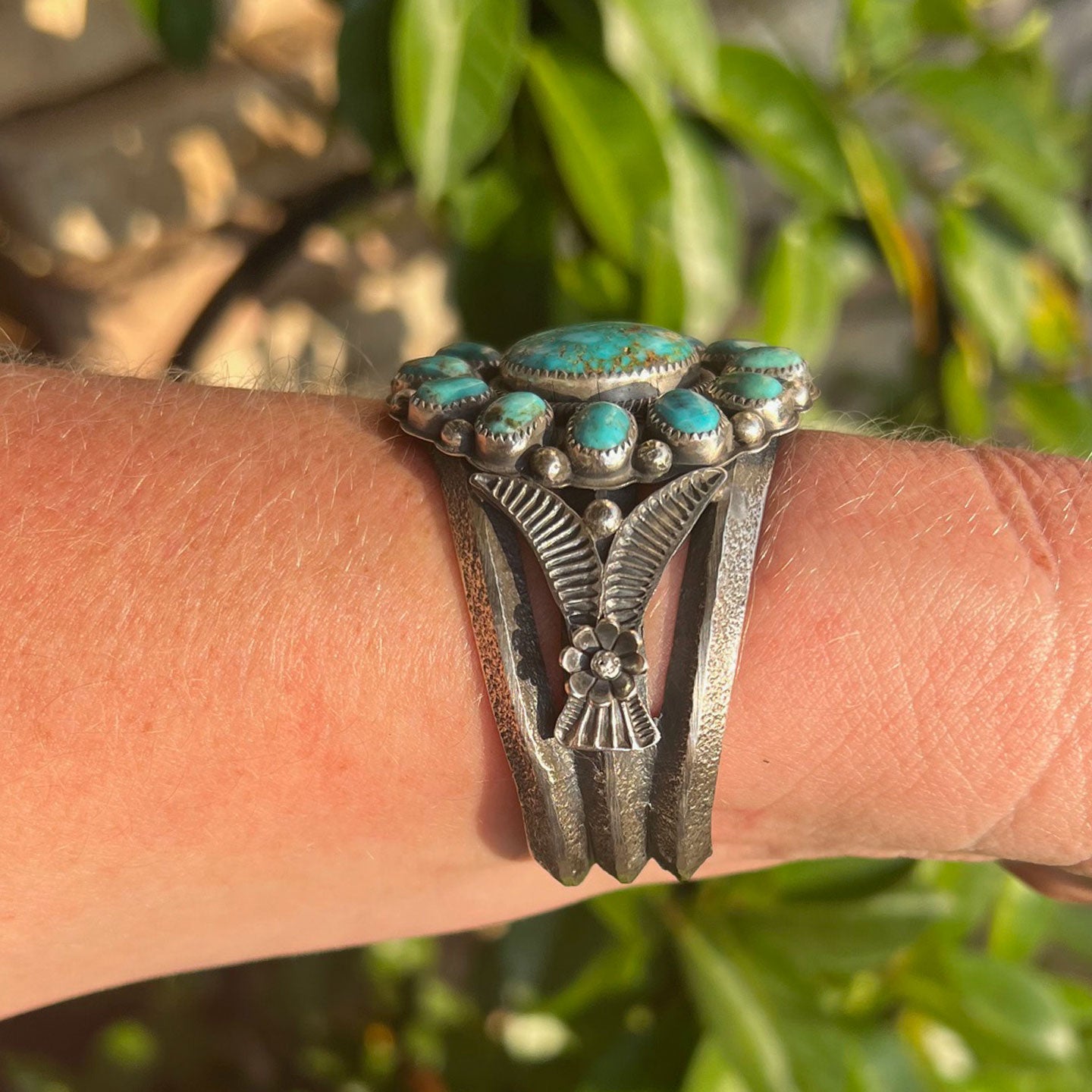 Myron Etsitty Kingman Cluster Cuff