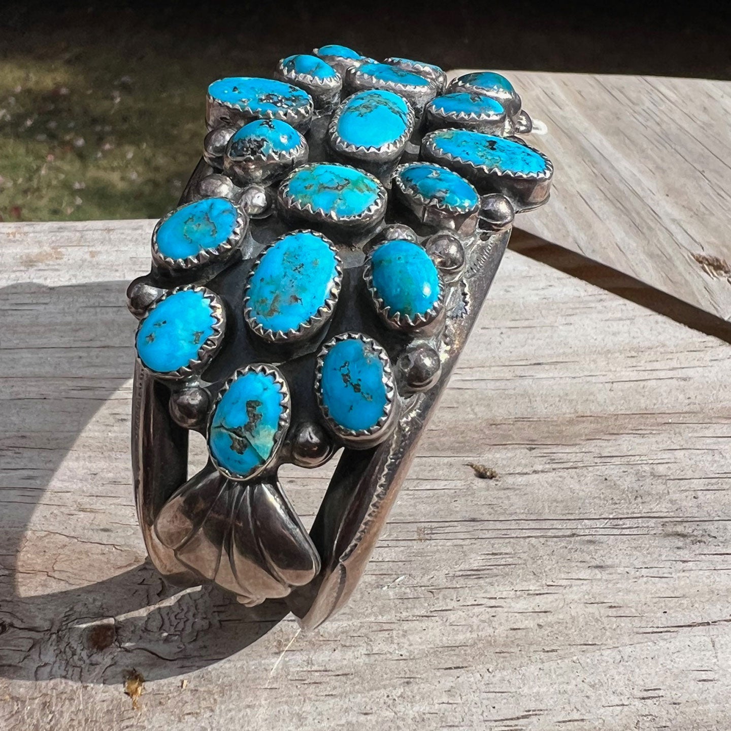 Vintage Cluster Cuff, Signed