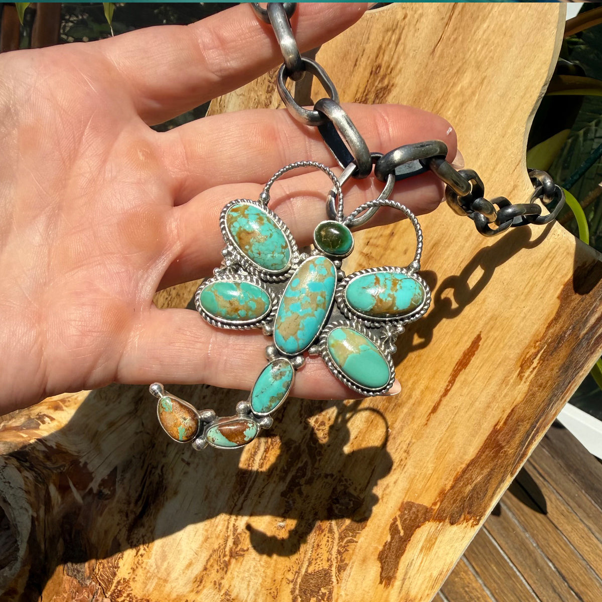 Clarissa Hale Royston Turquoise Dragon Pin/Pendant