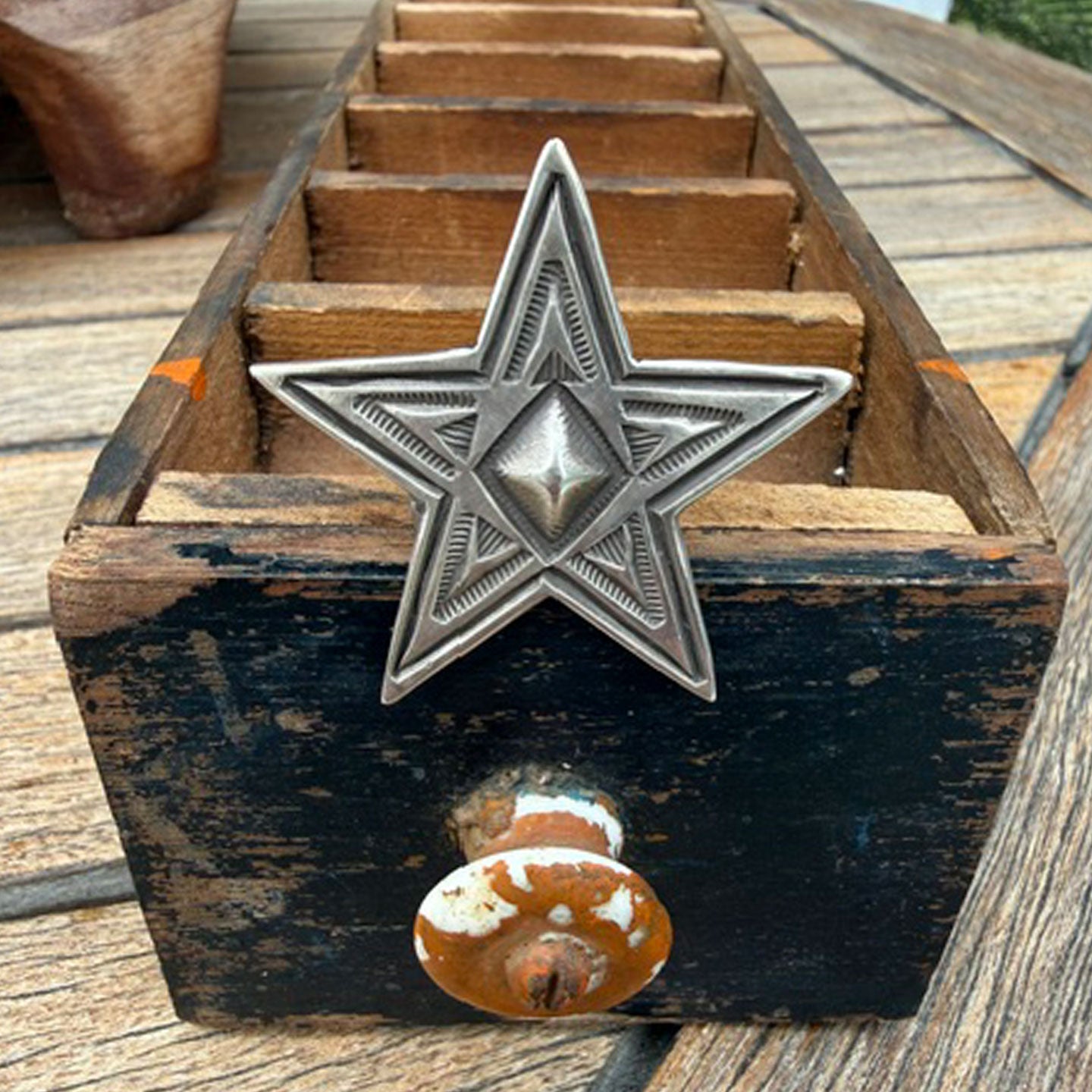 Calvin Martinez Sterling Star Ring