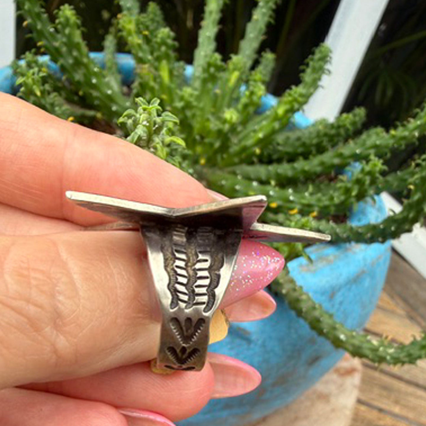 Calvin Martinez Sterling Star Ring