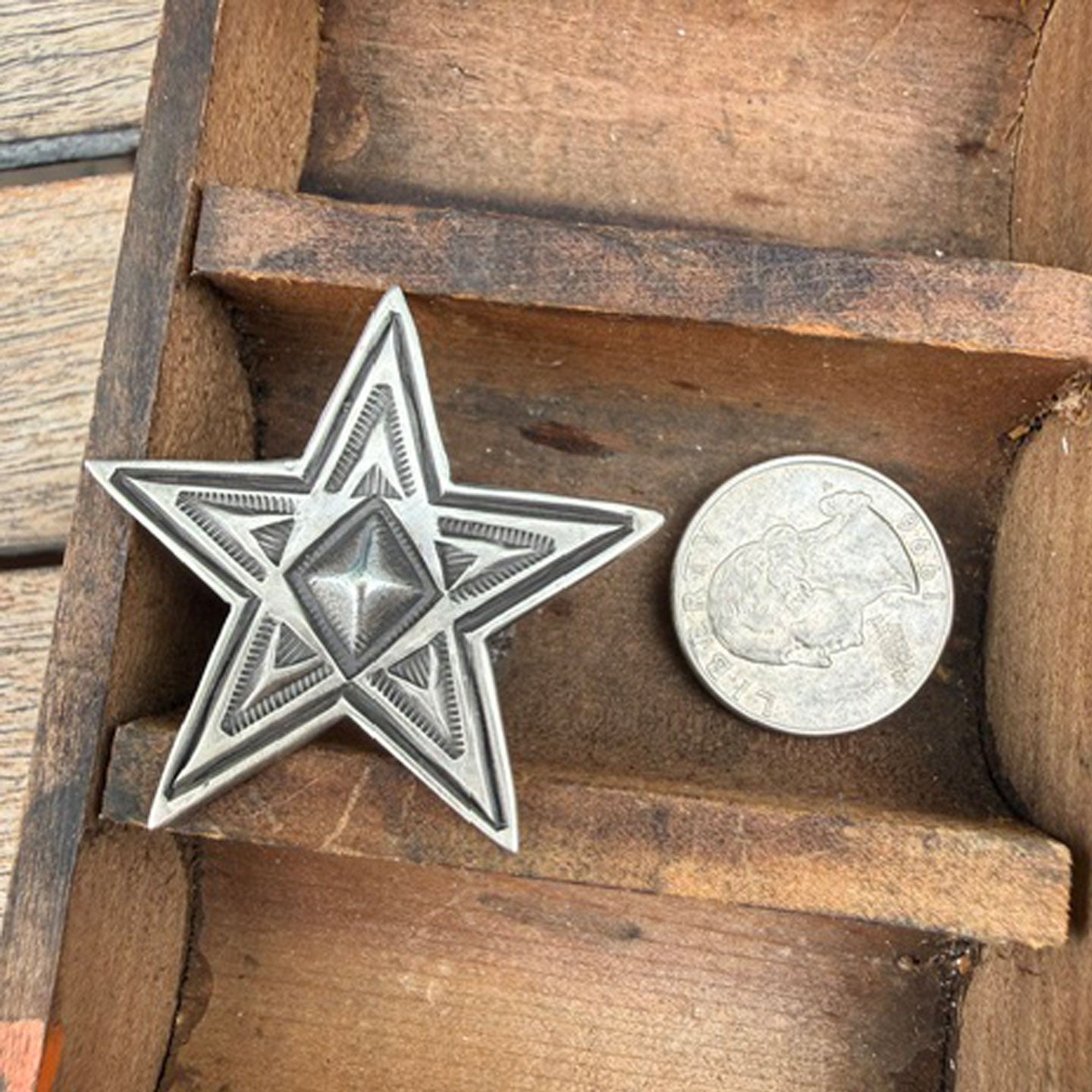 Calvin Martinez Sterling Star Ring
