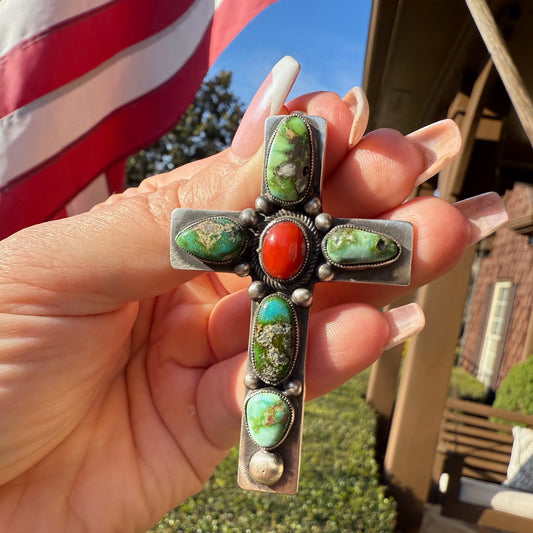 Calvin Martinez Cross Pendants w/Shepherd's Hook