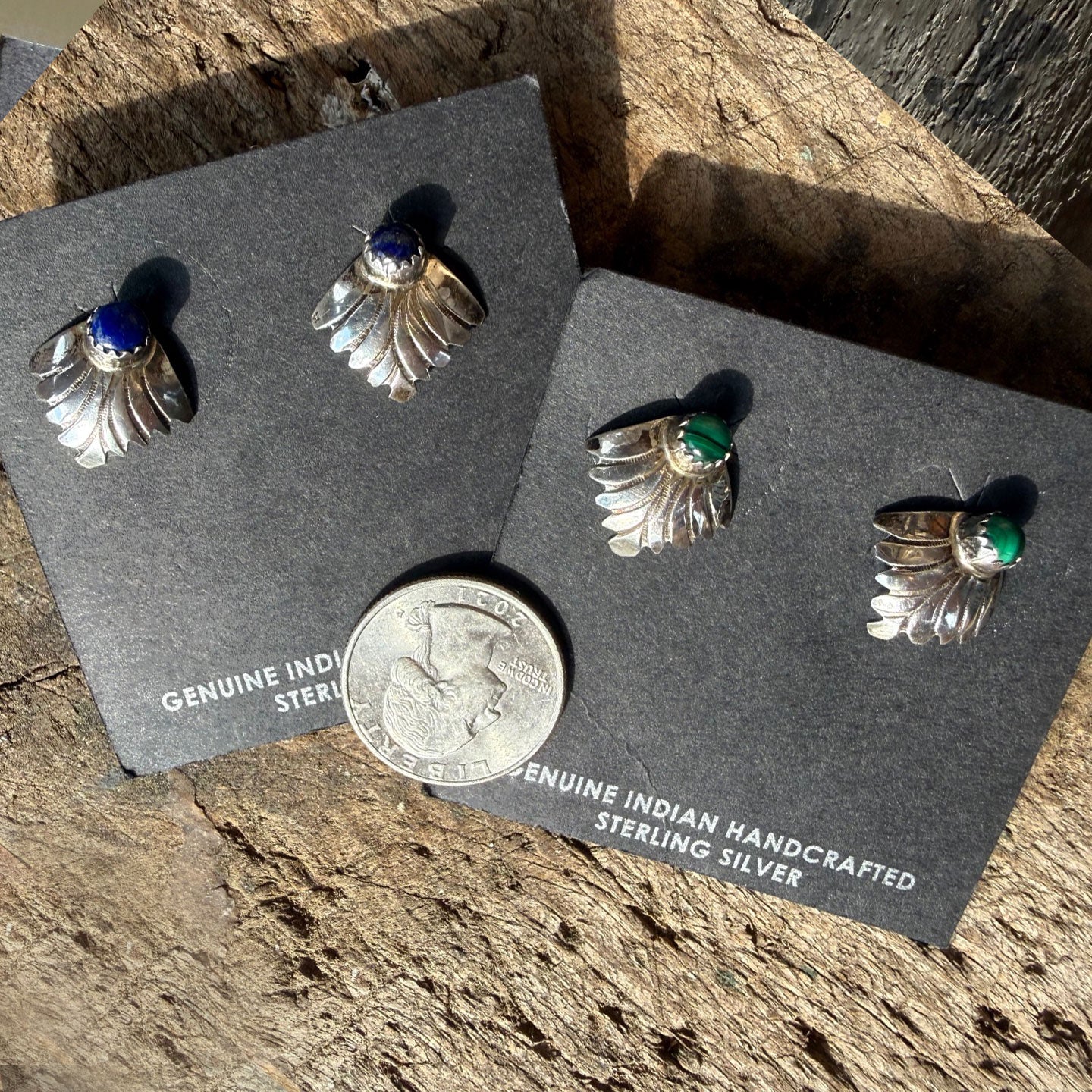 Sterling Leaf Post Earrings by Loyolita Othole-Tsattie