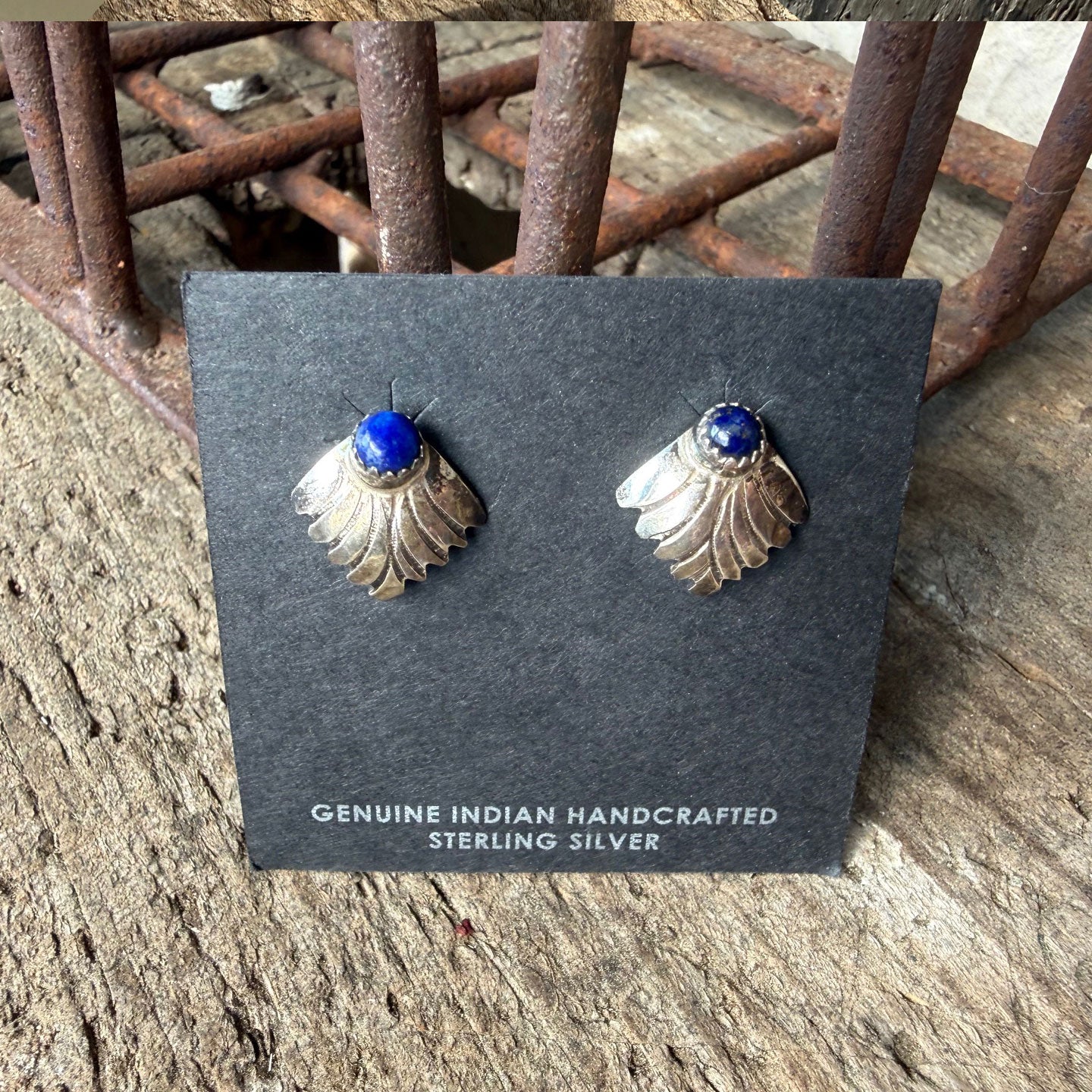 Sterling Leaf Post Earrings by Loyolita Othole-Tsattie