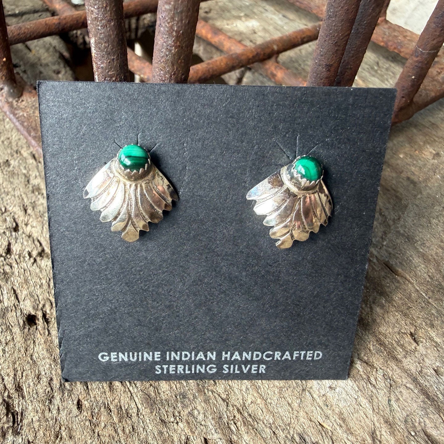 Sterling Leaf Post Earrings by Loyolita Othole-Tsattie