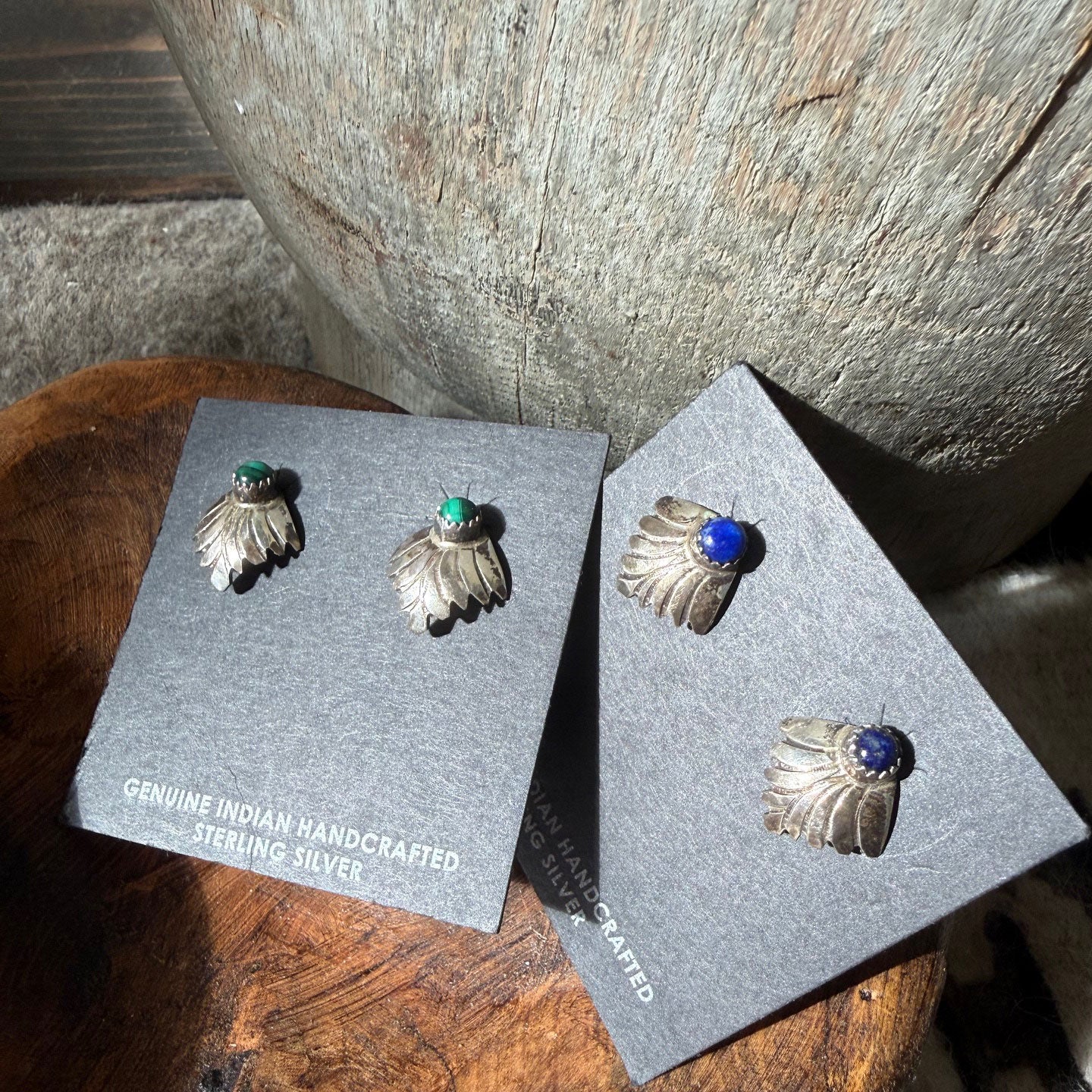 Sterling Leaf Post Earrings by Loyolita Othole-Tsattie