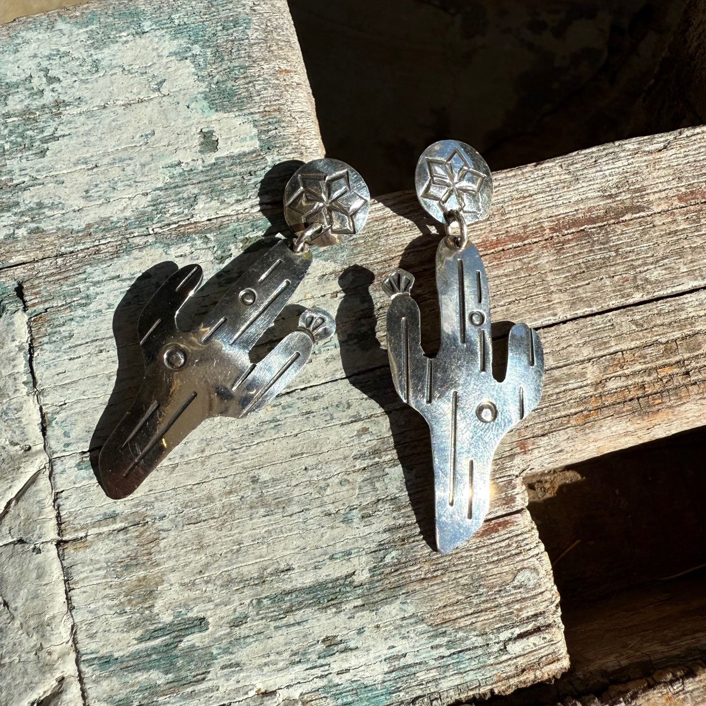 Micah Nelson Saguaro Cactus Earrings