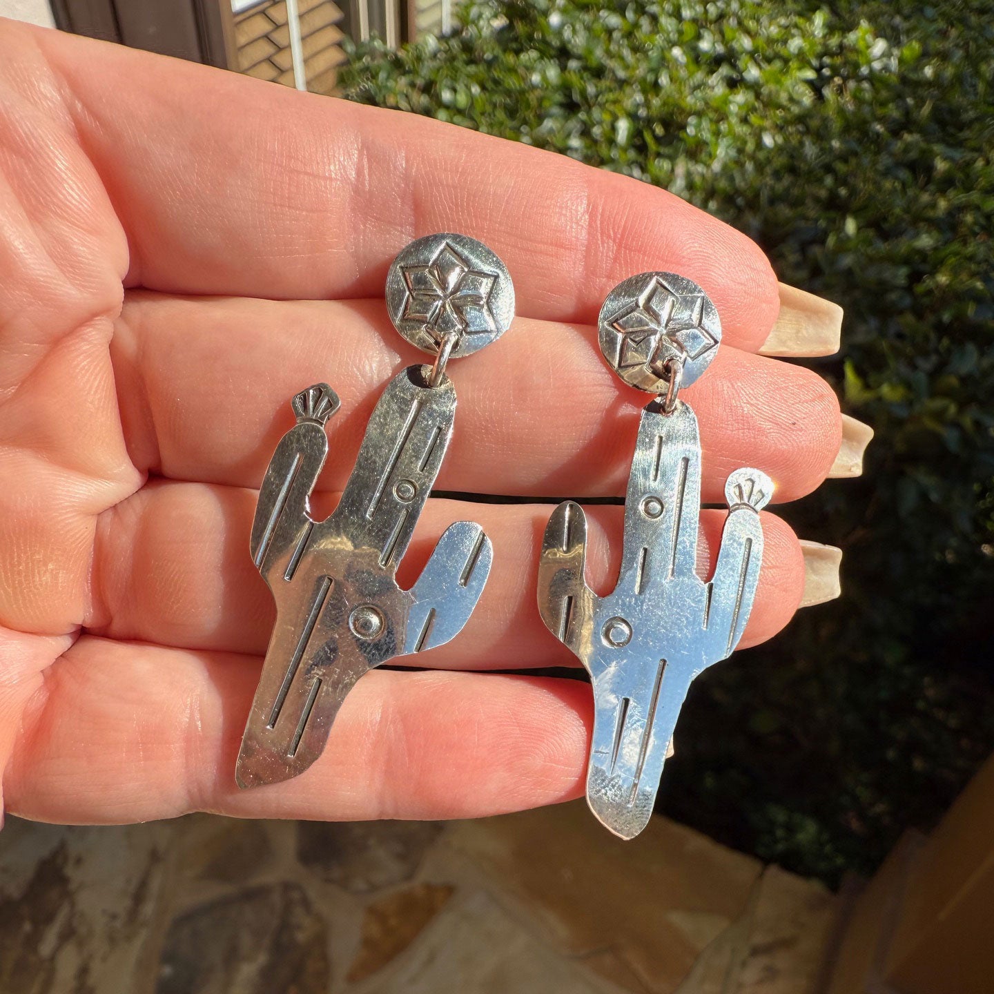 Micah Nelson Saguaro Cactus Earrings