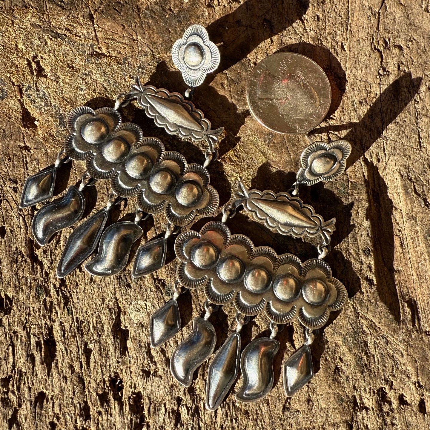 Robert Johnson Large Chandelier Earrings