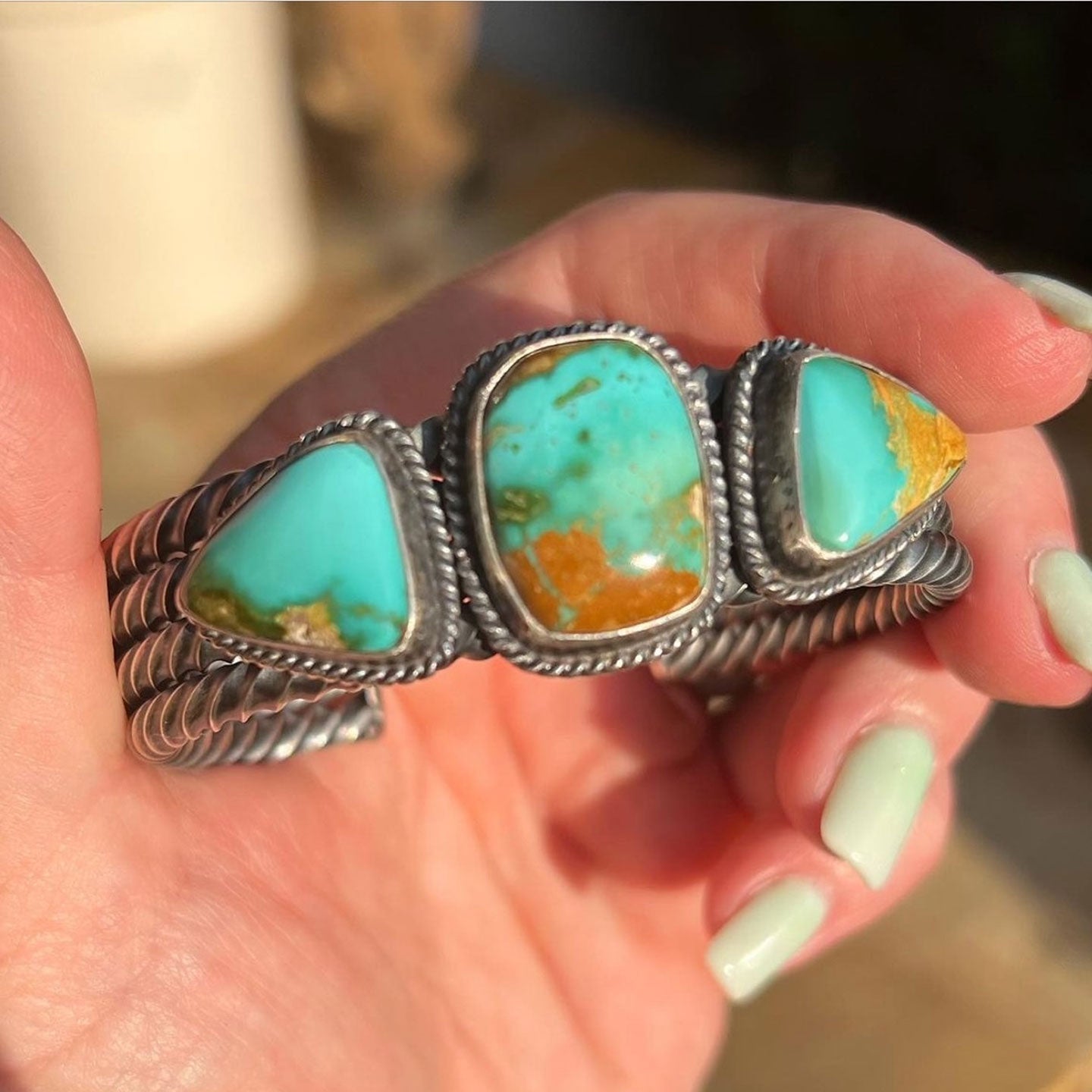 Robert Johnson Three Stone Royston Stacker Cuff