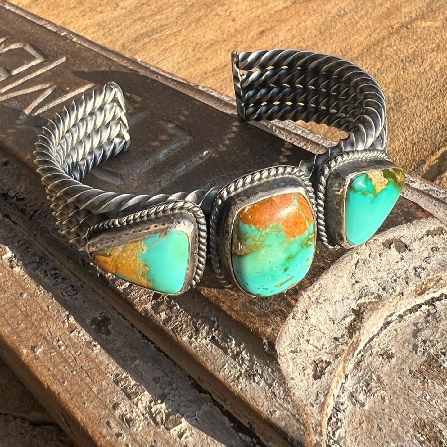 Robert Johnson Three Stone Royston Stacker Cuff