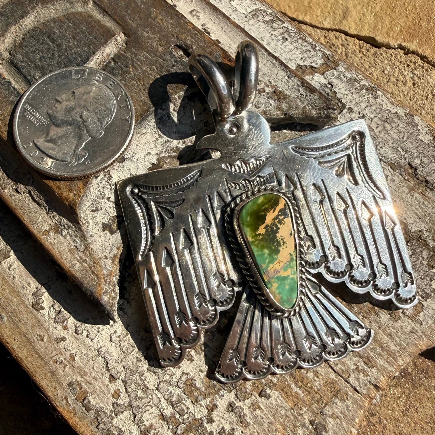 Sunshine Reeves Royston Thunderbird Pendant