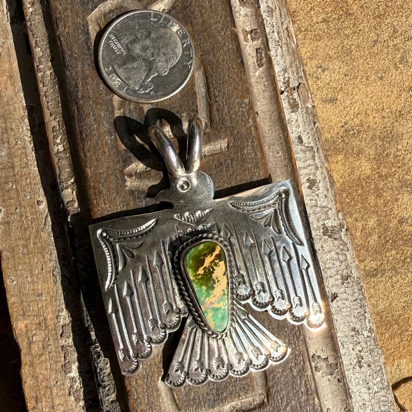 Sunshine Reeves Royston Thunderbird Pendant