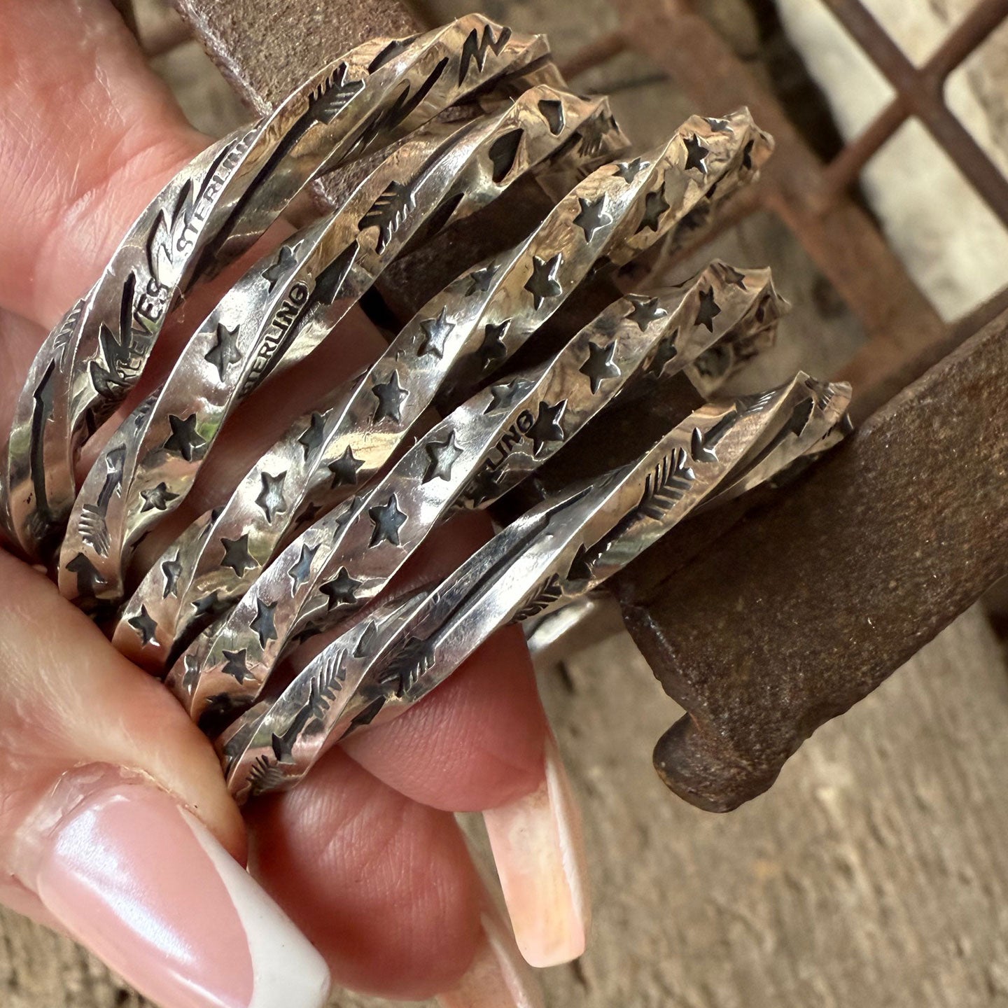 Sunshine Reeves Twist Stacker Cuffs – Bringing West East