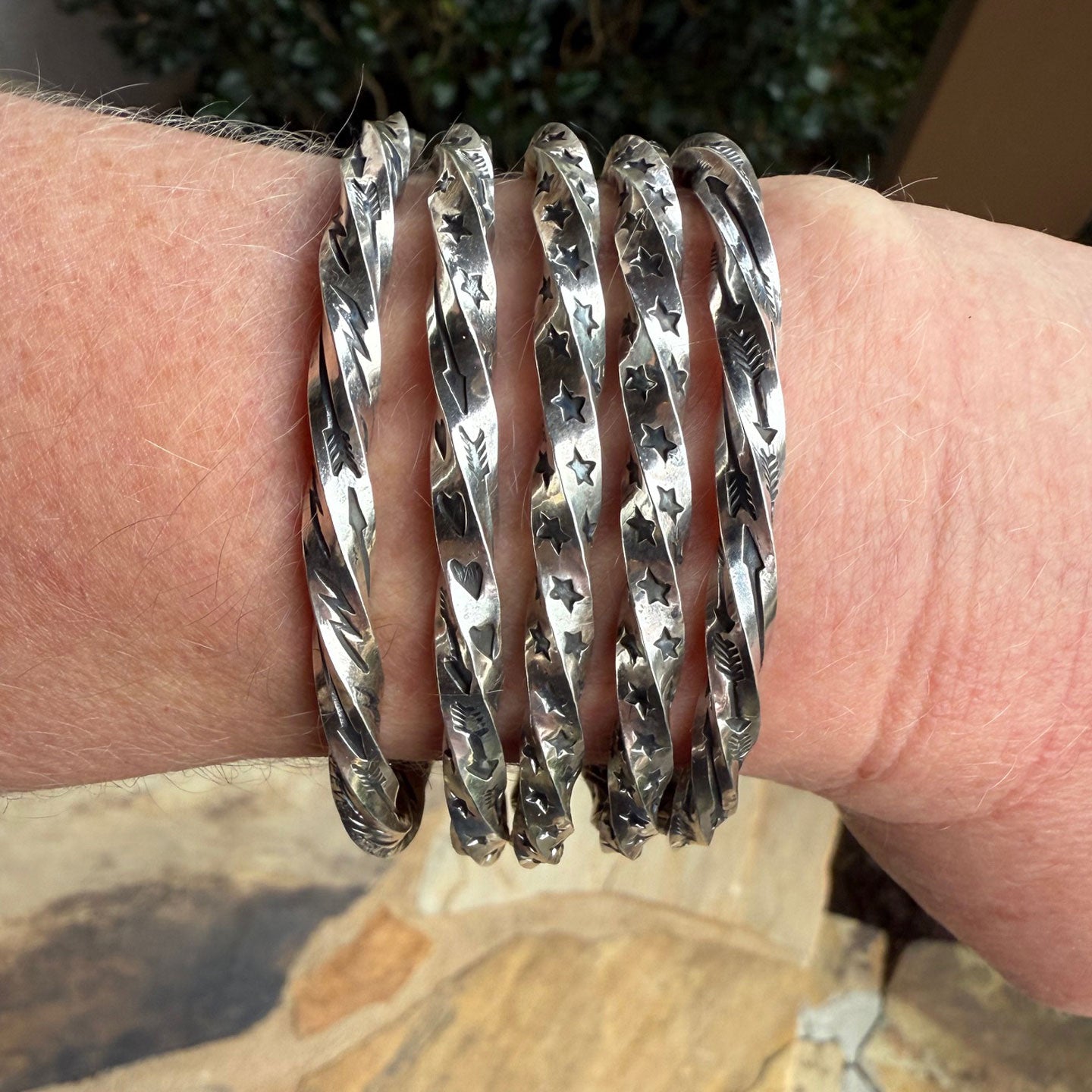 Sunshine Reeves Twist Stacker Cuffs – Bringing West East