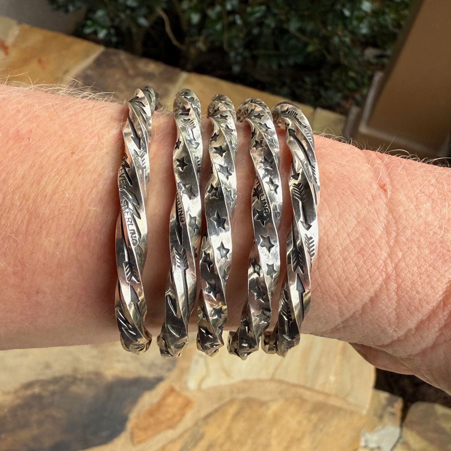 Sunshine Reeves Twist Stacker Cuffs – Bringing West East