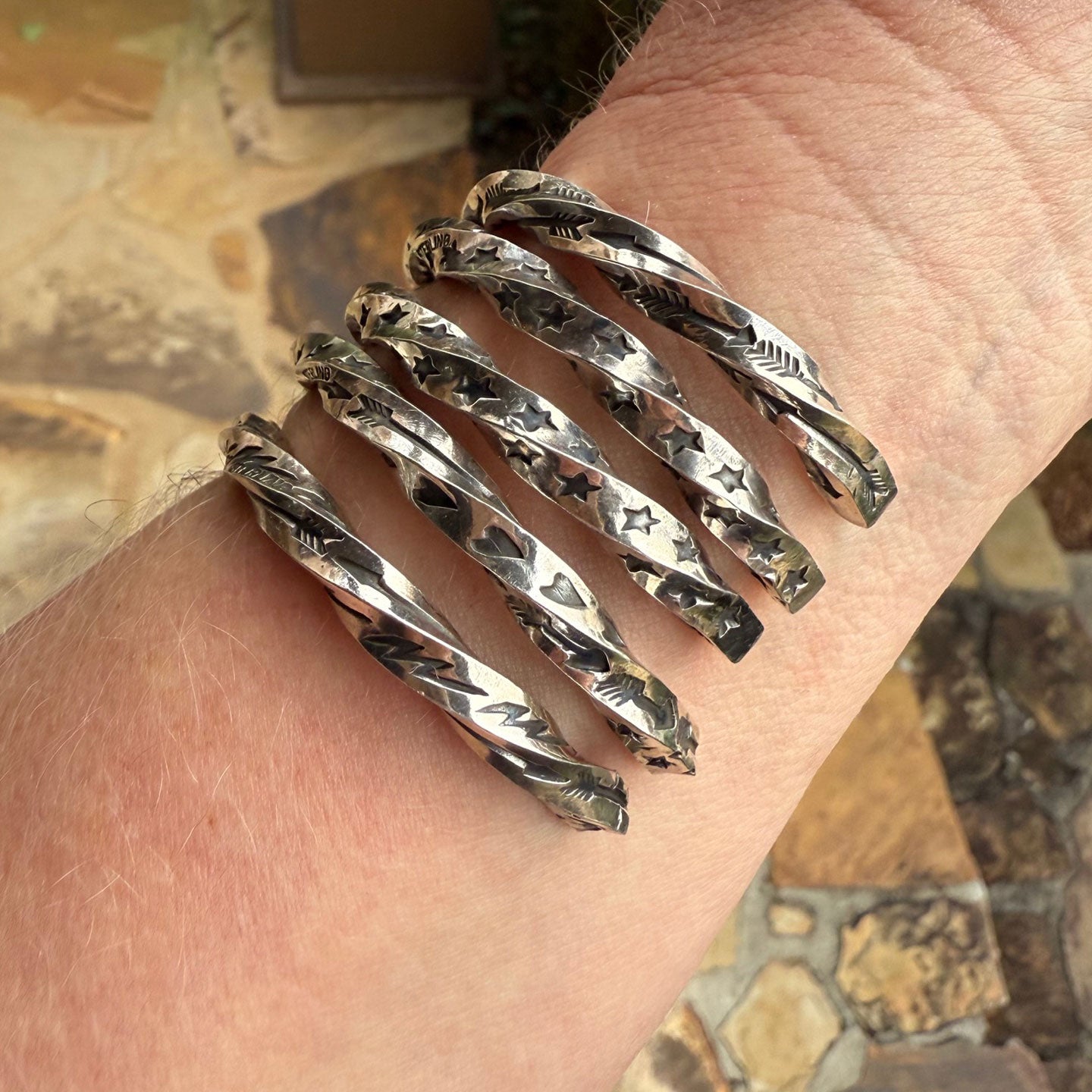 Sunshine Reeves Twist Stacker Cuffs – Bringing West East