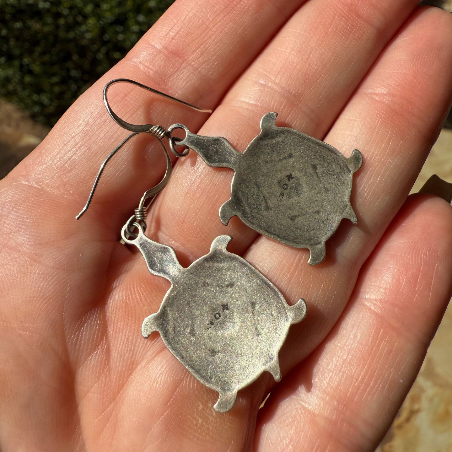Sunwest Silver Turtle Earrings
