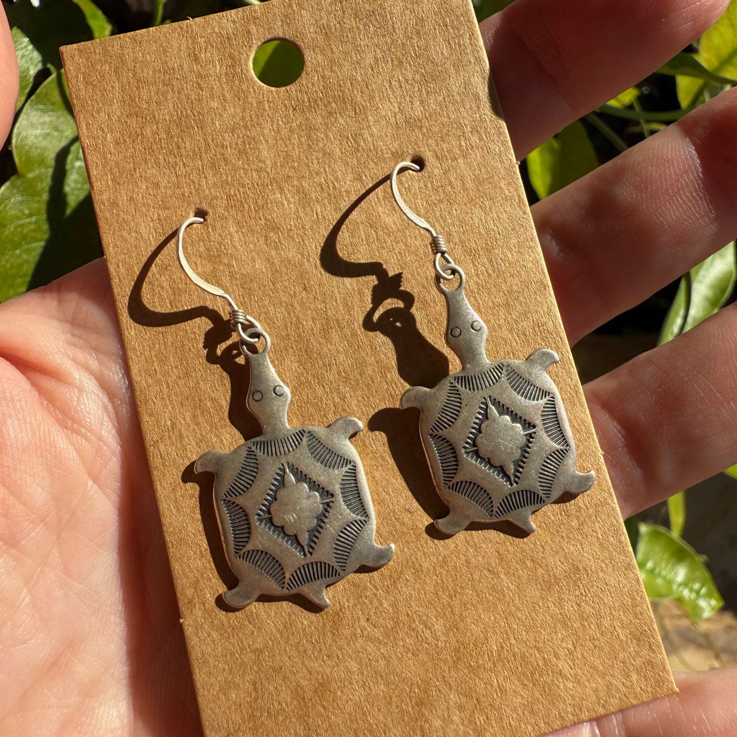 Sunwest Silver Turtle Earrings