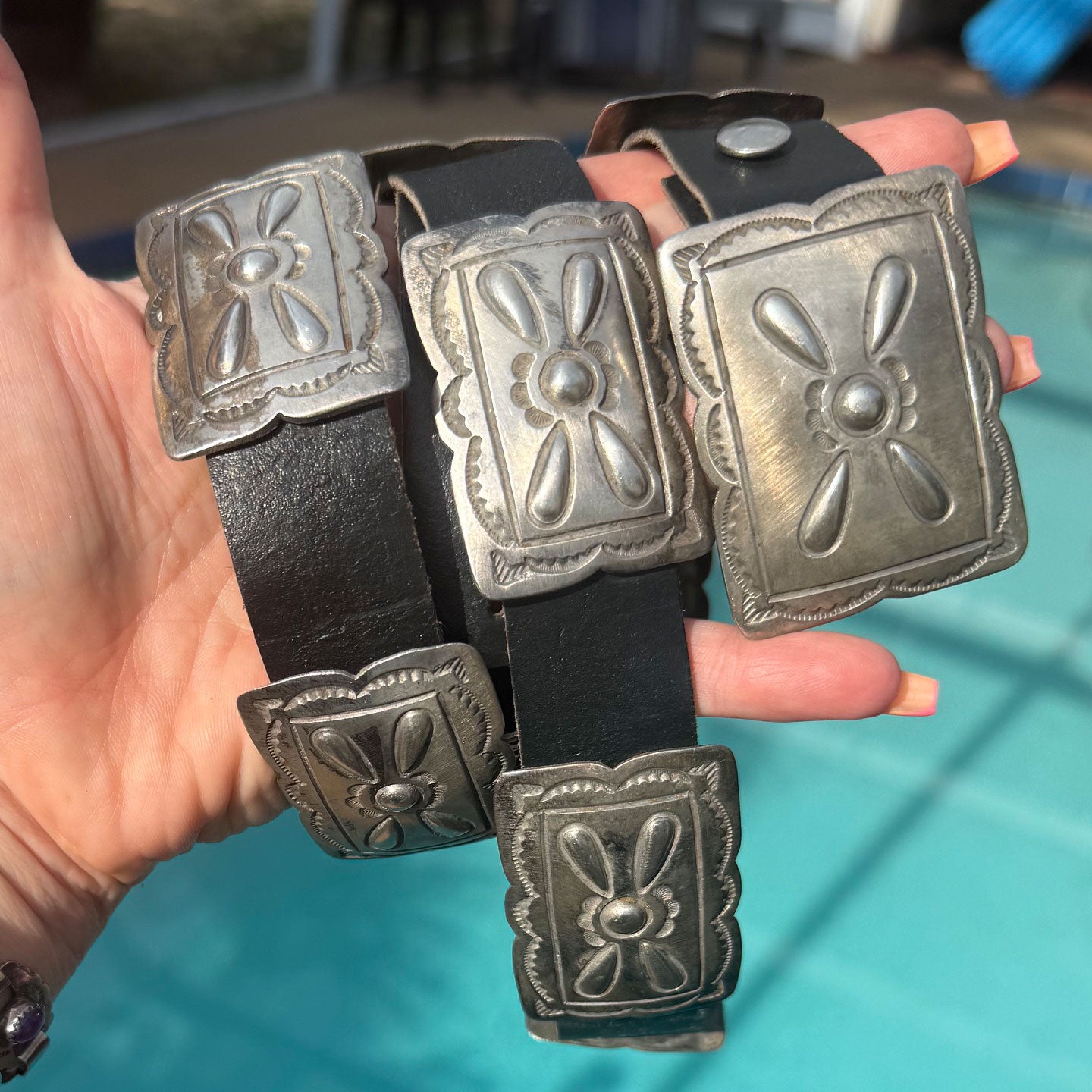 Unsigned Vintage Concho Belt