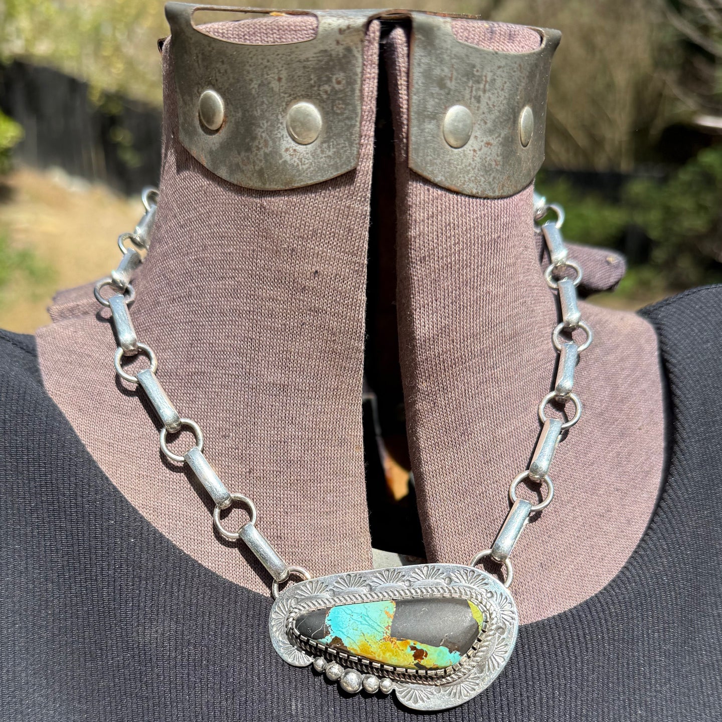 Clarissa and Vernon Hale Black Jack Chunky Choker