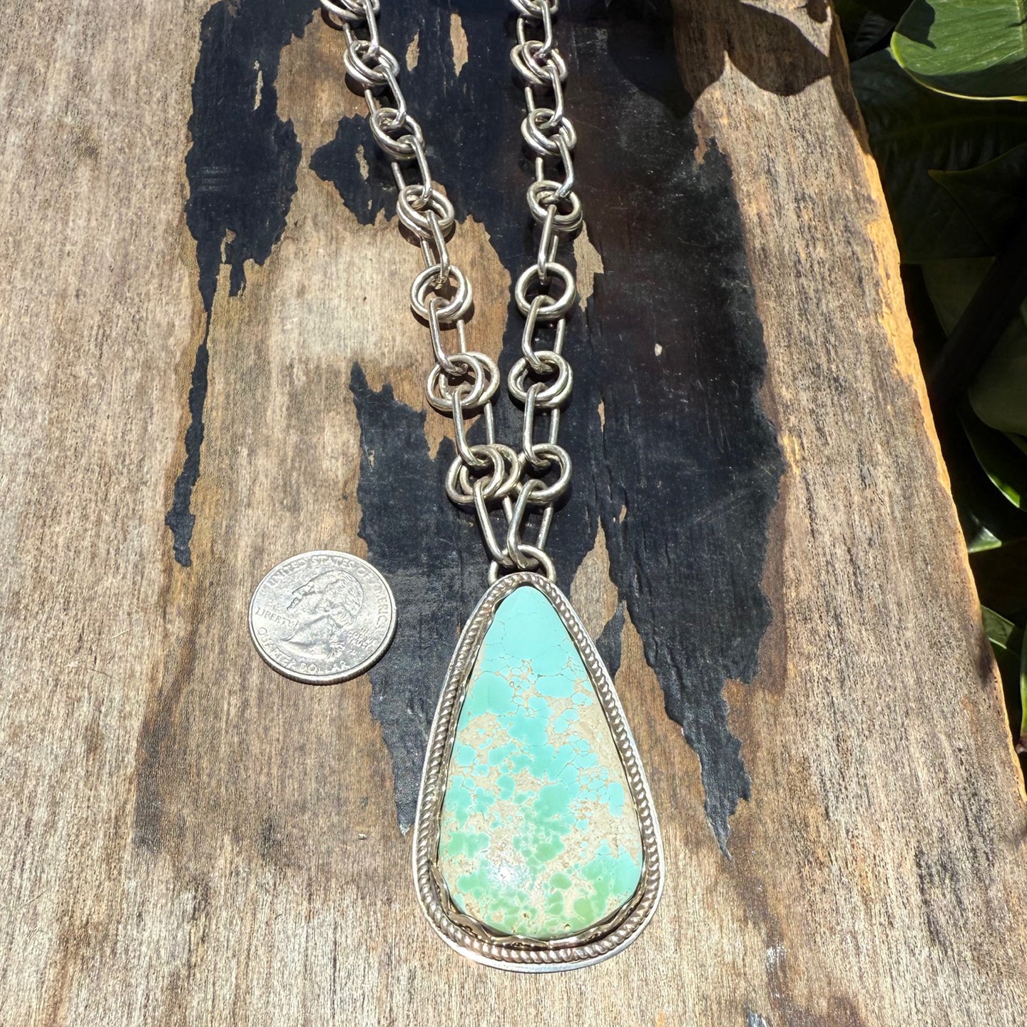 Clarissa and Vernon Hale 'Teardrop' Pale Royston Chunky Choker