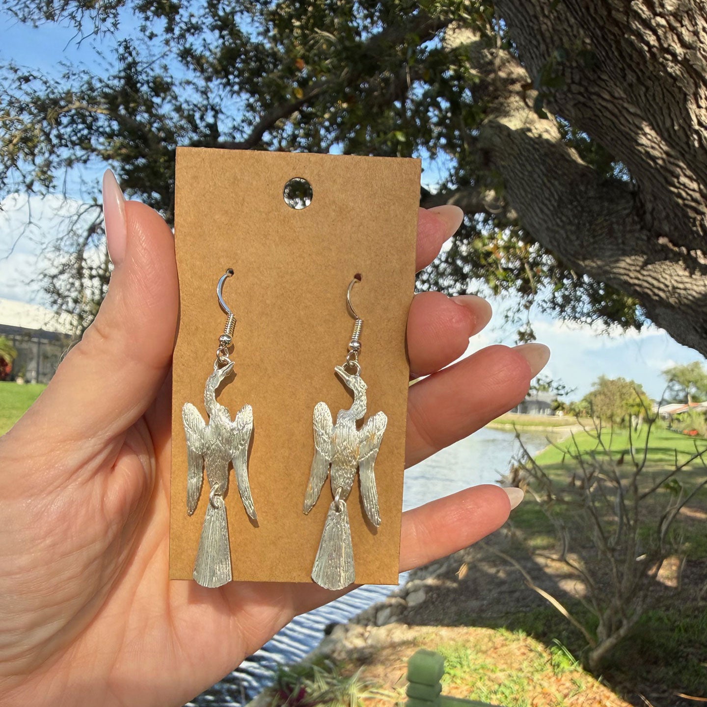 Wil Paul Arviso Waterbird Earrings