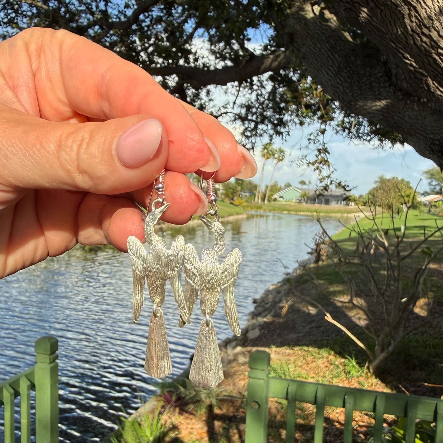 Wil Paul Arviso Waterbird Earrings