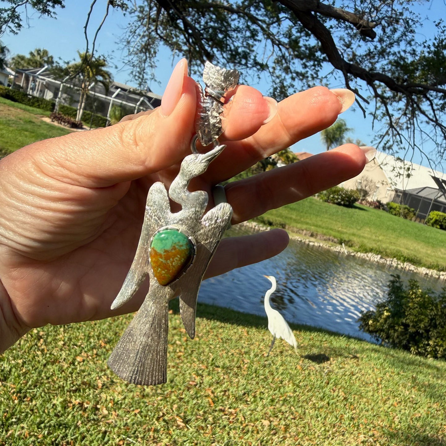 Wil Paul Arviso Waterbird Pendant
