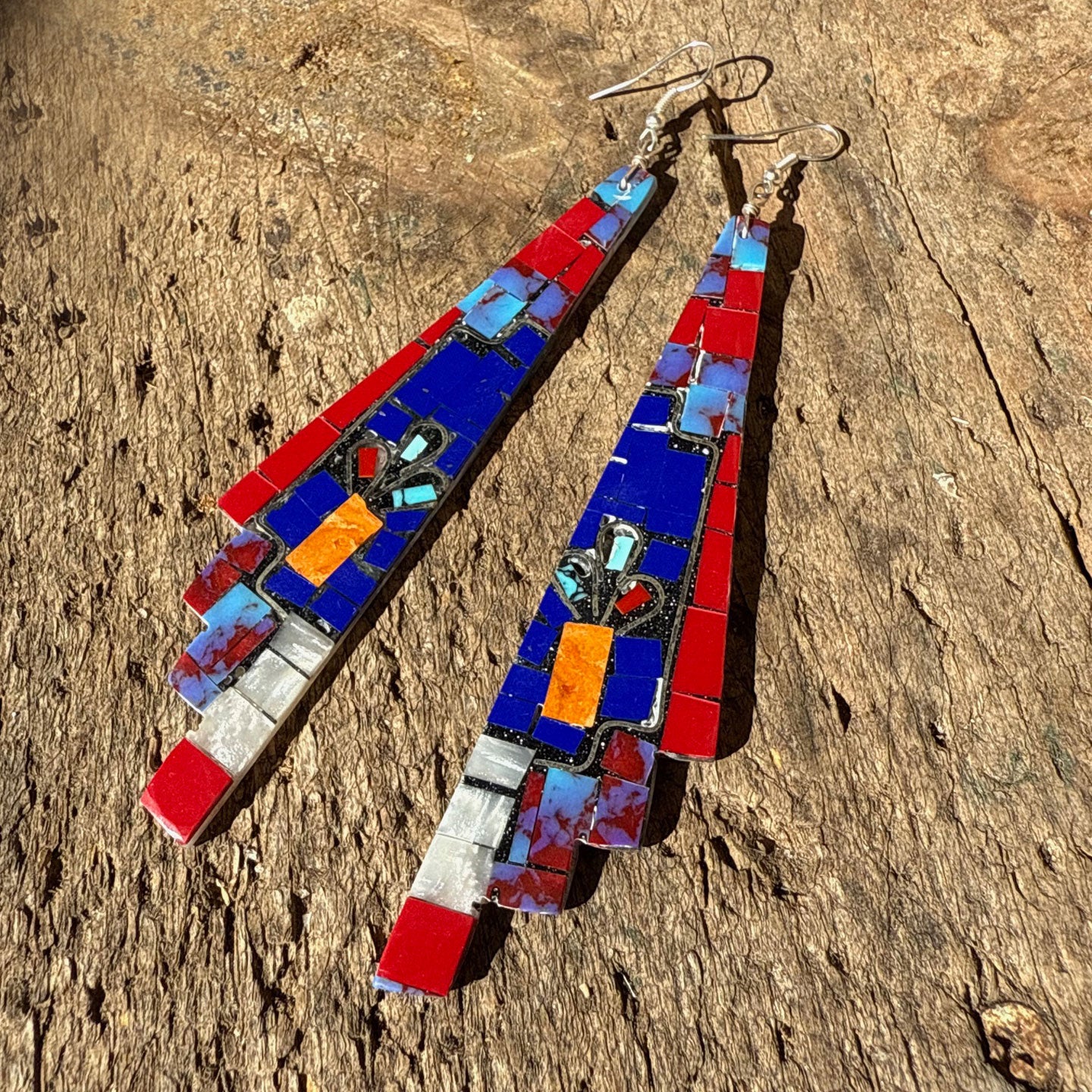 Yellowbird Designs Multistone Flower Vase Earrings